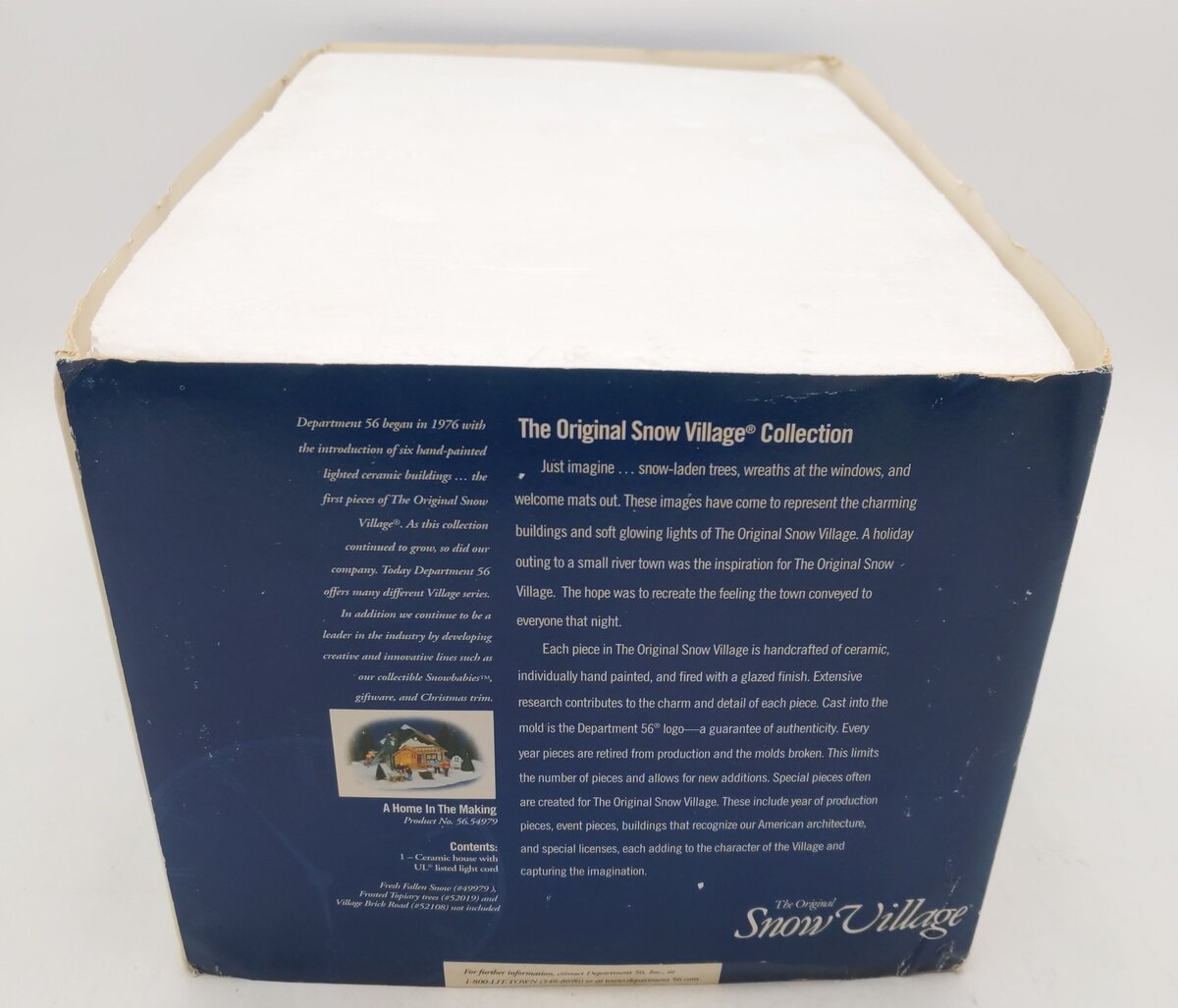 Dept 56 54979 A Home In The Making Set Of 5 EX/Box