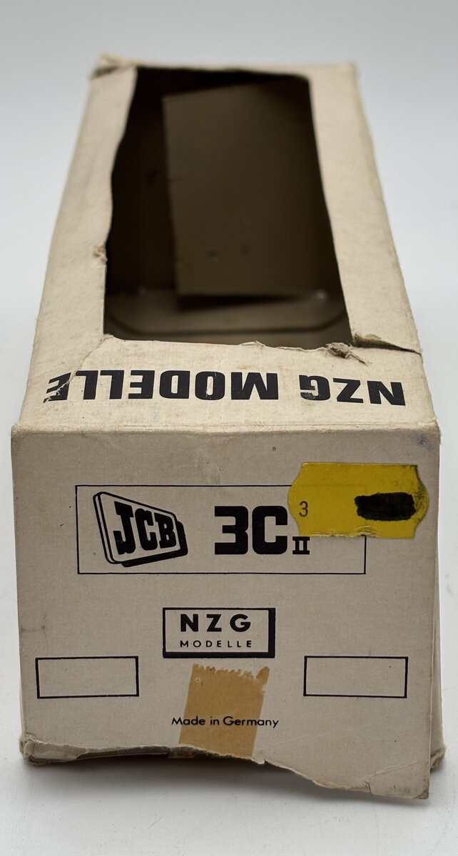 NZG 1:50 Scale Diecast JCB 3C II Backhoe EX/Box