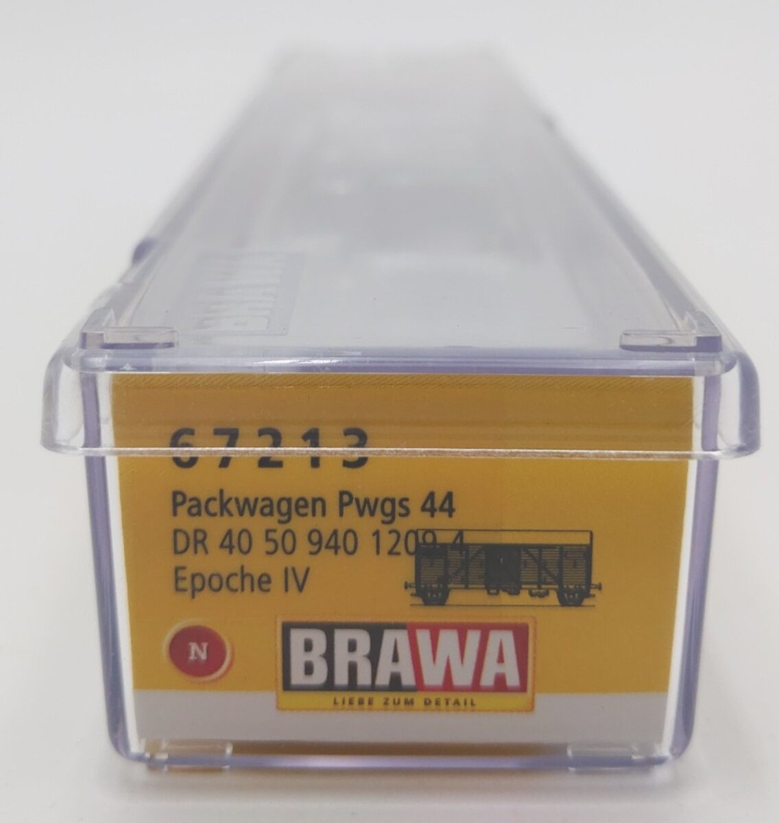 Brawa 67213 N Scale Deutsche Bundesbahn Packenwagen Freight Car LN/Box