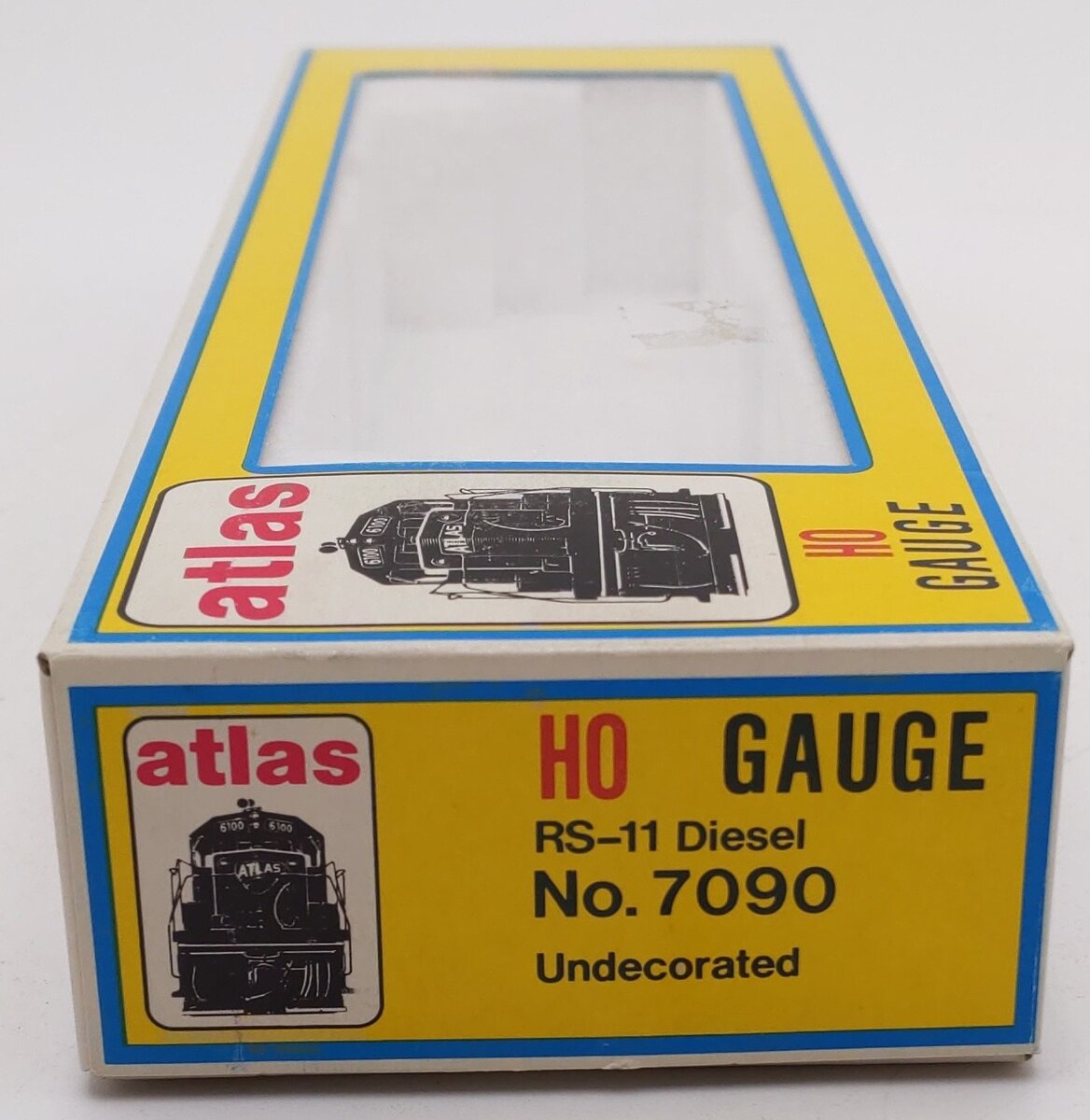 Atlas 7090 HO Undecorated RS-11 Diesel Locomotive VG/Box