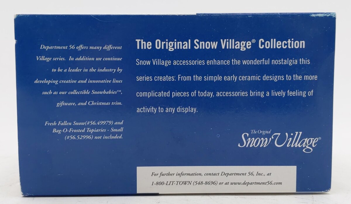 Dept 56 56.55412 Snow Village "Decorating Elsie For Christmas" Ceramic Figure EX/Box