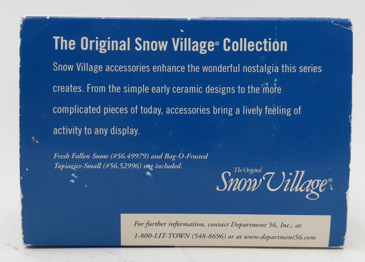 Dept 56 56.55261 The Snow Village "We Have A Deal!" Ceramic Figure EX/Box