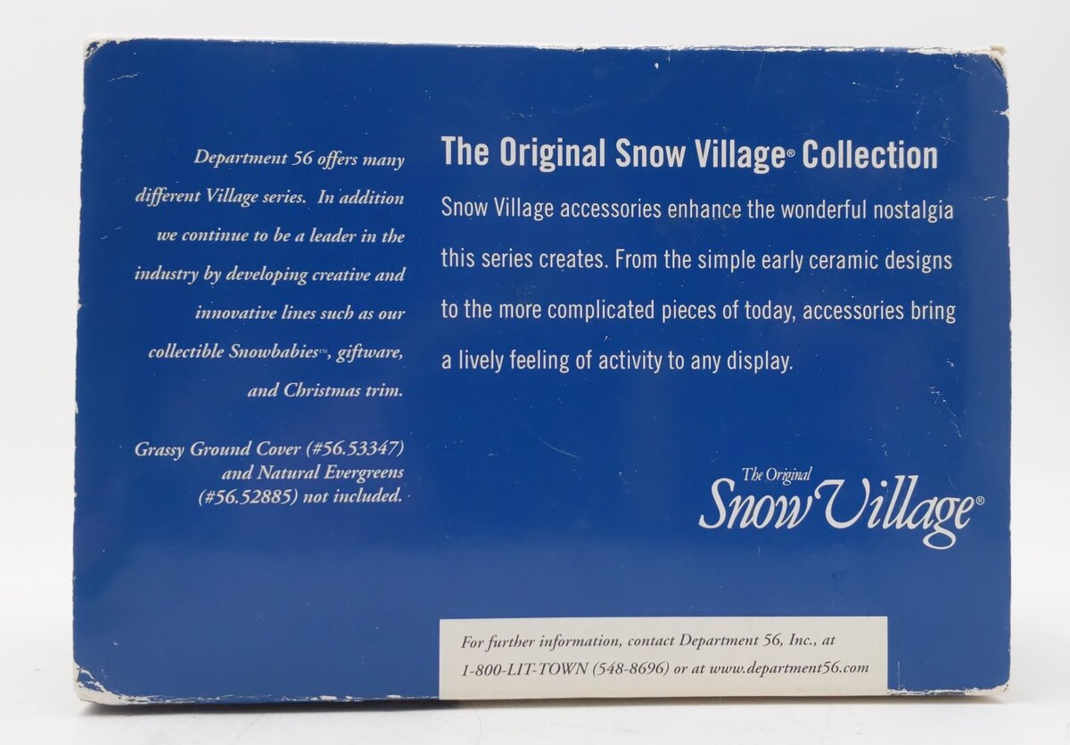 Dept 56 56.55217 The Snow Village "No Girls Allowed" Ceramic Figure EX/Box