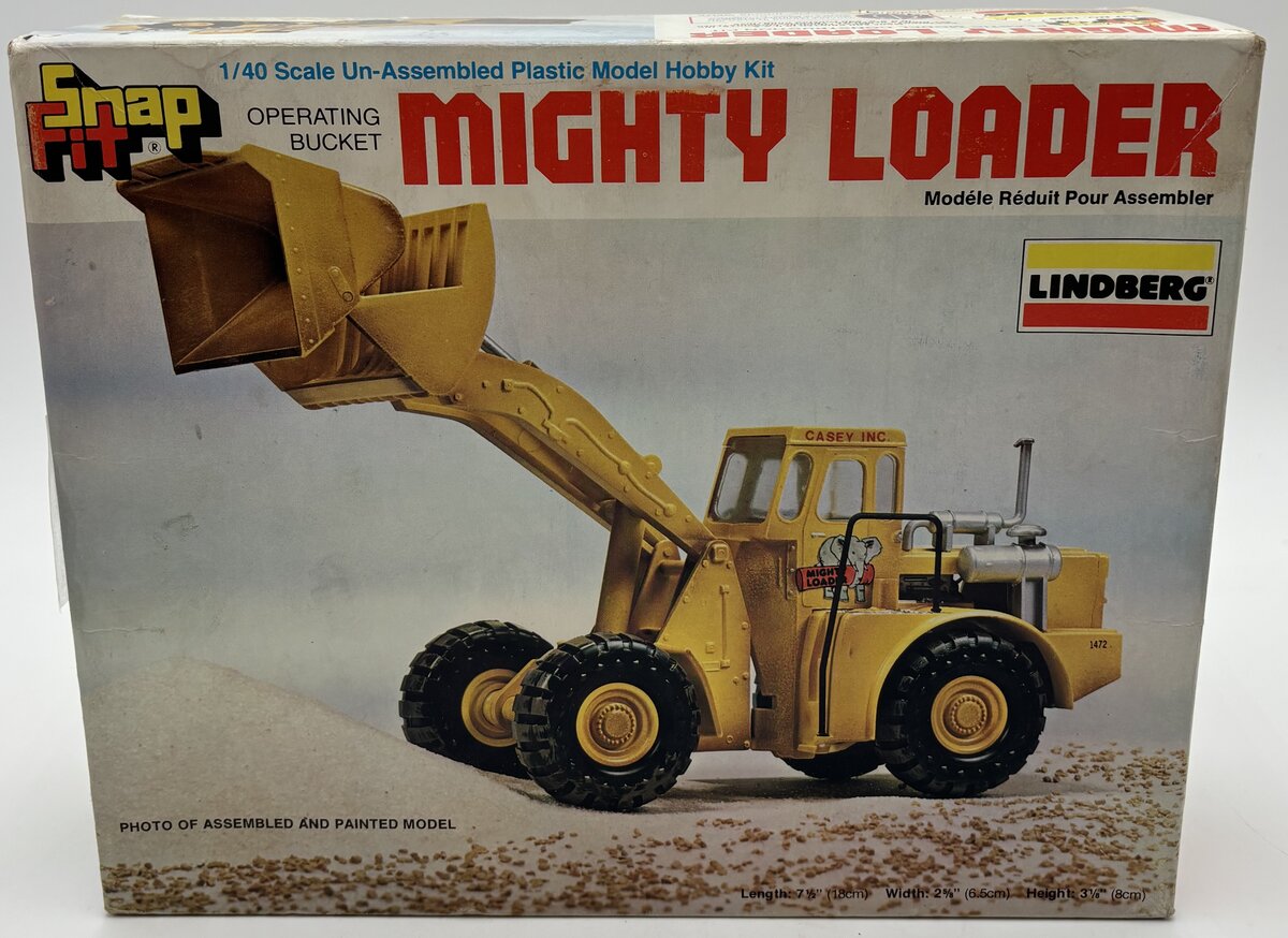 Lindberg 1225 1:40 Mighty Loader Front Loader Kit LN/Box