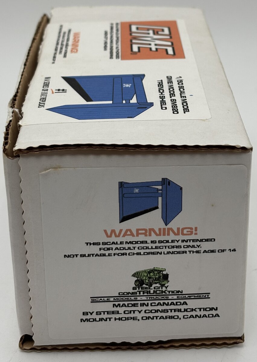 DHS 1:50 Scale Diecast GME Model 6M820 Trench Shield LN/Box