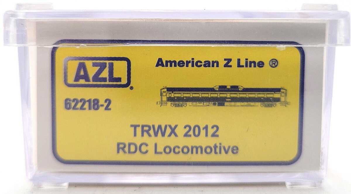 American Z-Line 62218-2 Z Scale TRE Budd RDC Locomotive #2012 LN/Box