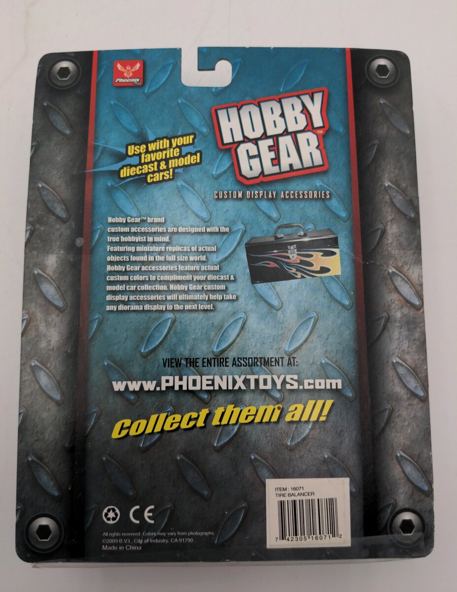 Phoenix Toys 16071 1:24 Hobby Gear Replica Tire Balancer Station NIB