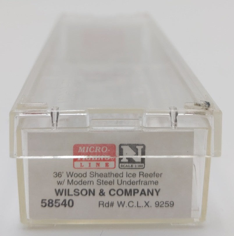 Micro-Trains 05800540 N Wilson & Company LX 36' Wood Sheathed Ice Reefer #9259 LN/Box