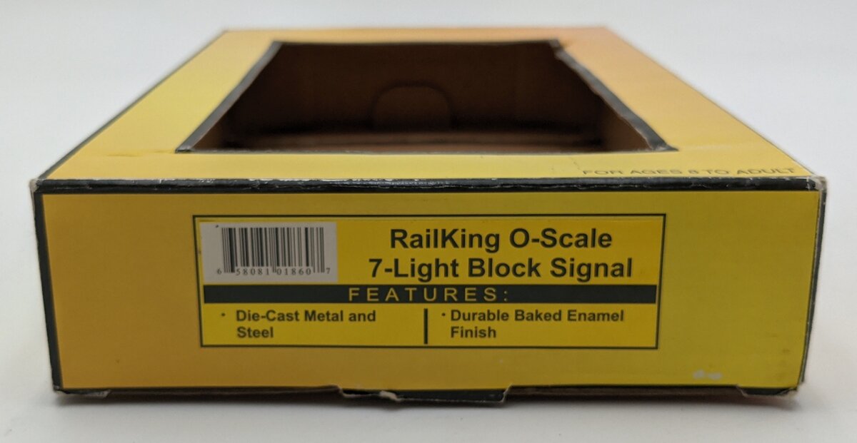 MTH 30-11013 O Gauge 7-Light Block Signal EX/Box