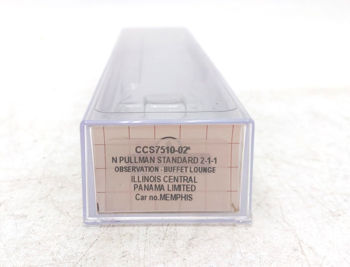 Centralia Car Shops CCS7510-02 N IC "Memphis" Observation Car w/ Lighting LN/Box