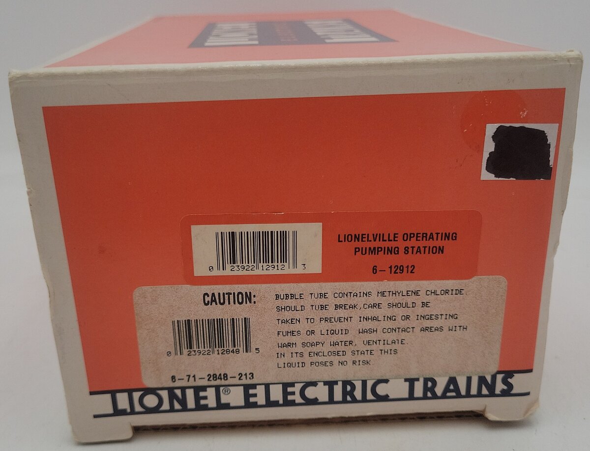 Lionel 6-12912 O Lionelville Operating Pumping Station EX/Box