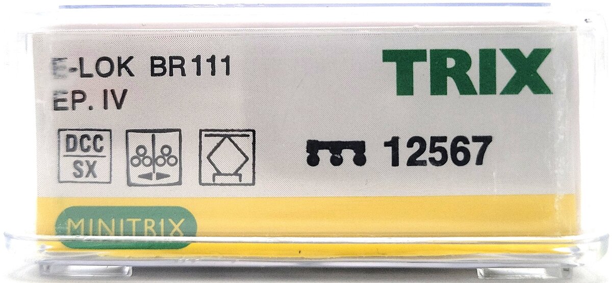 Trix 12567 N Scale DB Electric Locomotive #111111-1 LN/Box