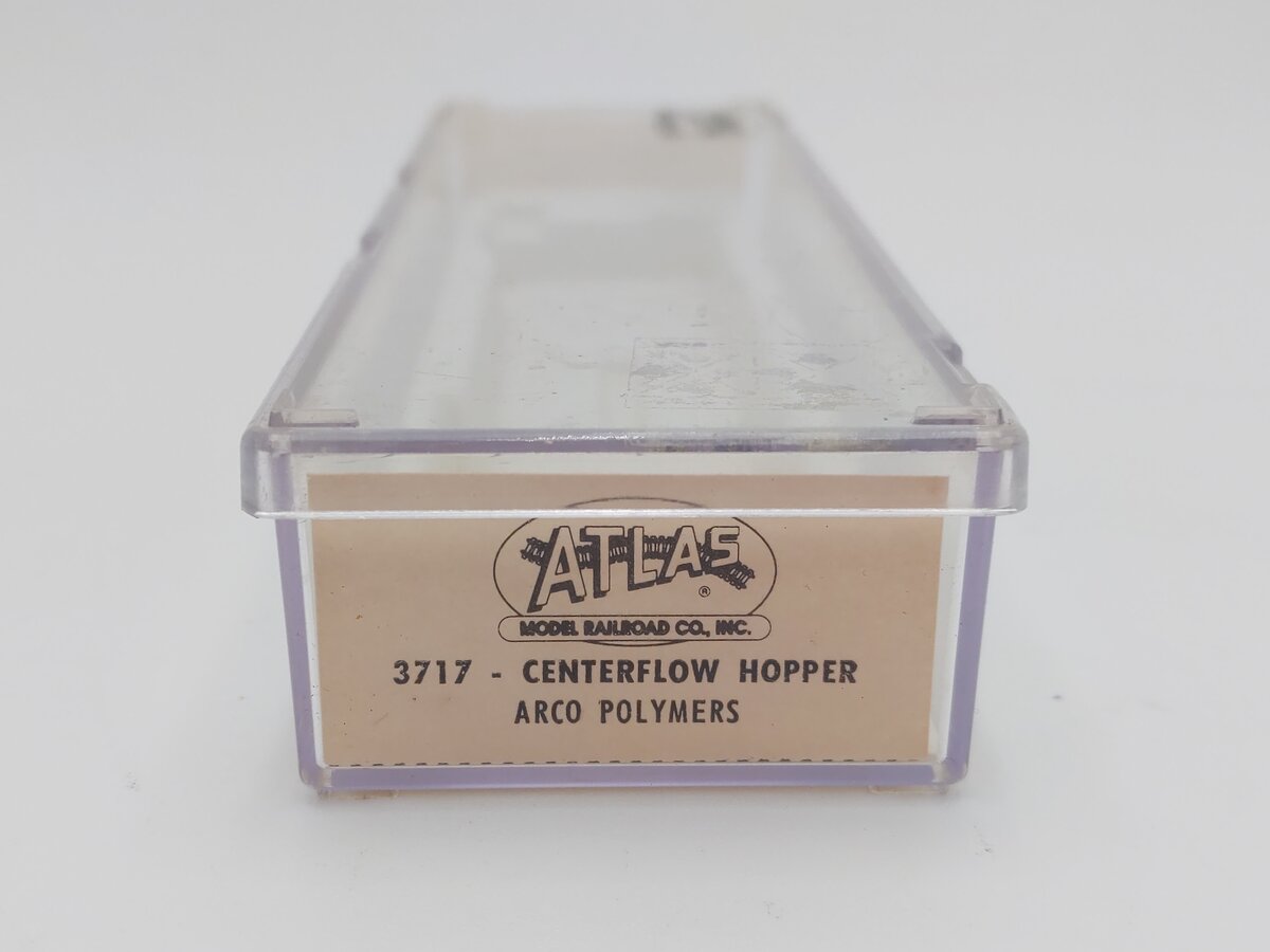 Atlas 3717 N ARCO Polymers Hopper 56' 4-Bay ACF Centerflow Covered Hopper #963 EX/Box