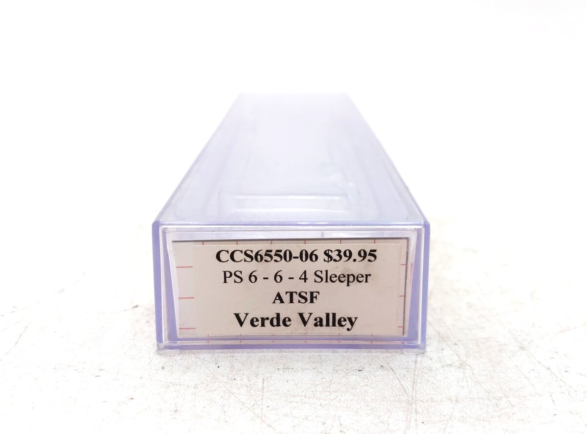 Centralia Car Shops CCS6550-06 N ATSF Verde Valley PS 6-6-4 Sleeper EX/Box