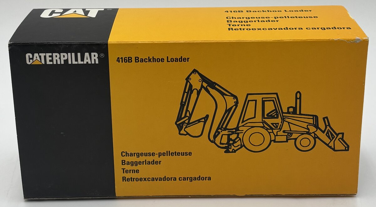 NZG 2852 1:50 Scale Diecast Caterpillar 416B Backhoe Loader EX/Box
