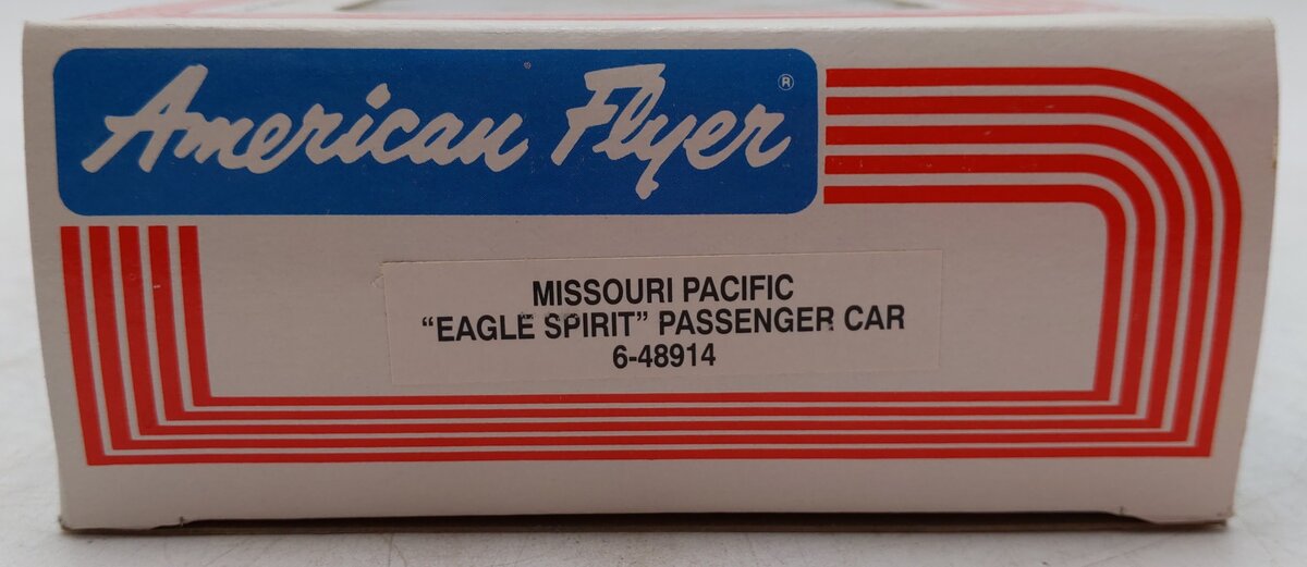 American Flyer 6-48914 S Gauge Missouri Pacific Eagle Spirit Passenger Car #8914 VG/Box