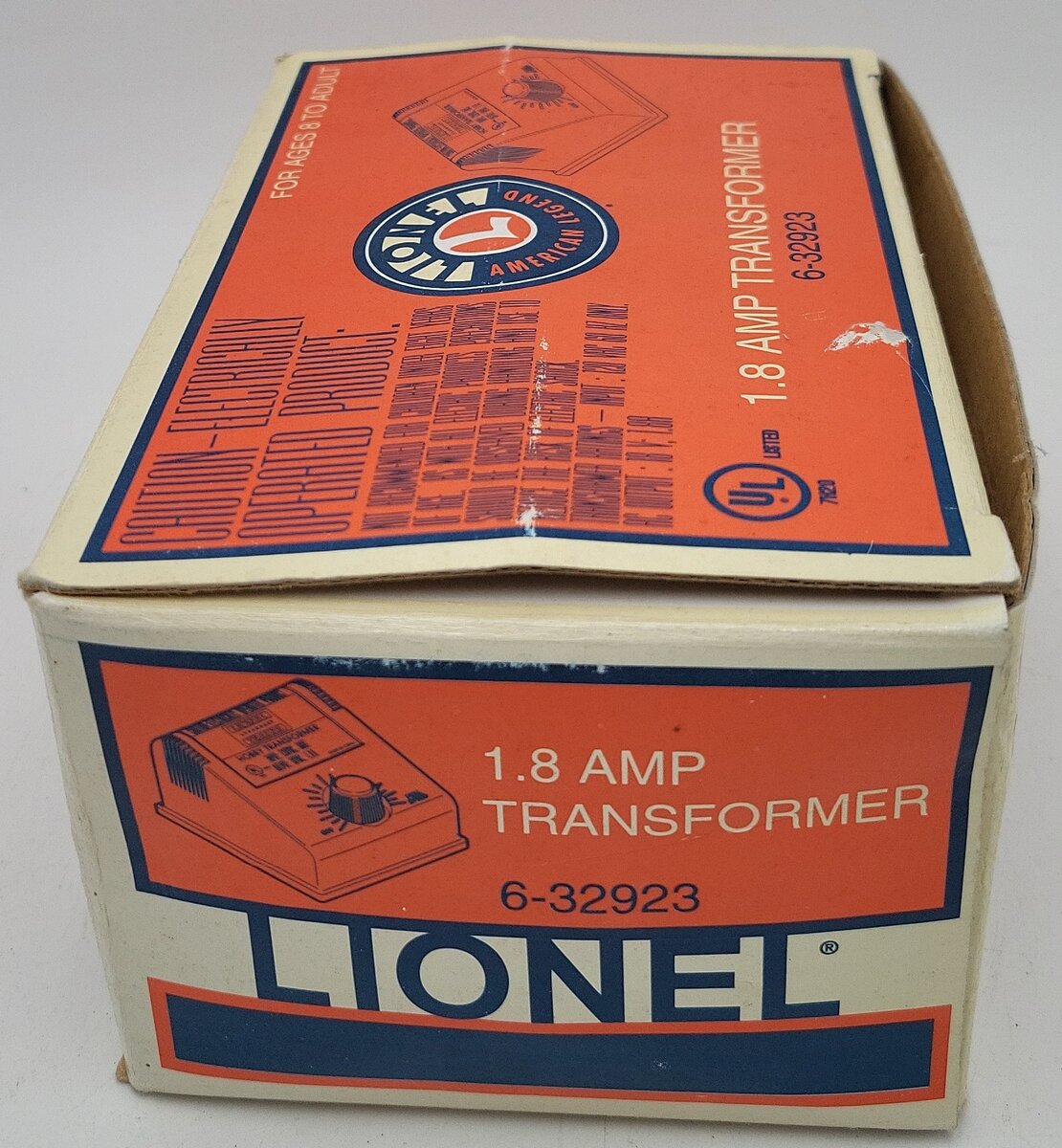 Lionel 6-32923 O 7H20 1.8 Amp Accessory Transformer w/Switch/Box