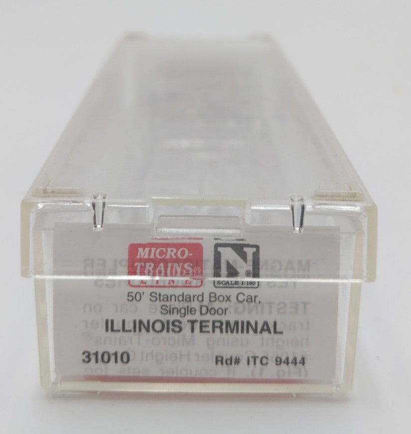 Micro-Trains 03100010 N Illinois Terminal 50' Standard Single Door Boxcar #9444 LN/Box