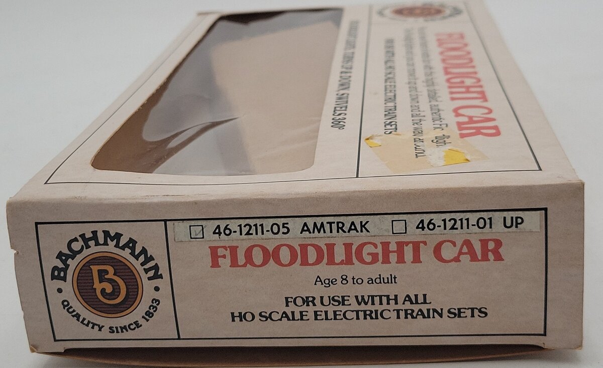 Bachmann 1440 HO Amtrak Floodlight Car Kit EX/Box