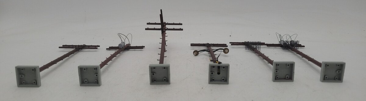 Lionel 6-37939 O Scale 7 1/4" Detailed Telephone Poles (Pack of 6) LN