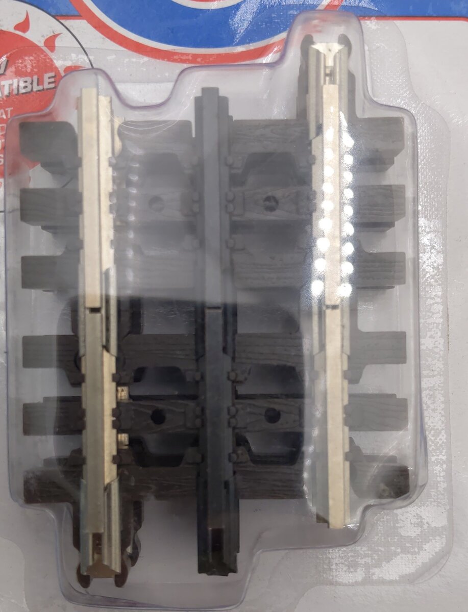 Atlas 6015 O 1-1/4" Nickel Silver Straight Track (Pack of 4) MT/Box