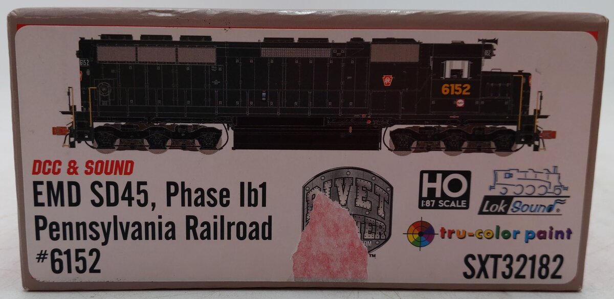 Scale Trains SXT32182 HO Scale Pennsylvania Railroad Diesel Locomotive #6152 EX/Box