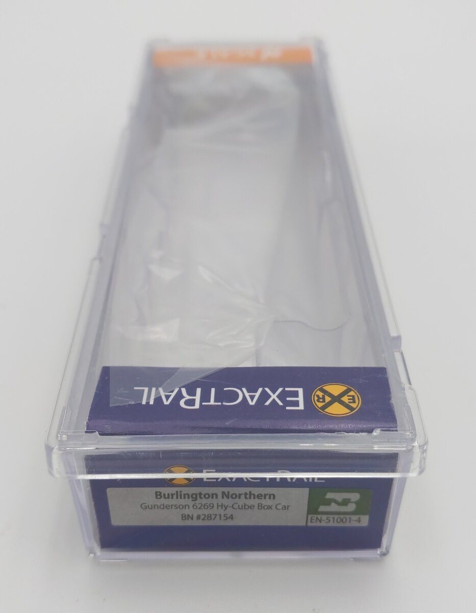 ExactRail 51001-4 N Scale Burlington Northern Hy-Cube Boxcar #287154 LN/Box