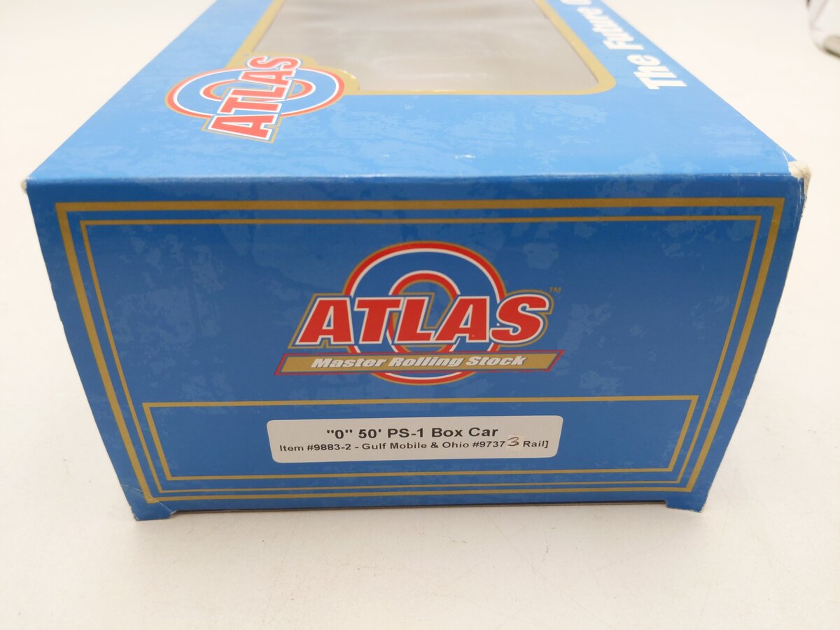 Atlas 9883-2 Gulf Mobile & Ohio 50' PS-1 Box Car (3-Rail) LN/Box