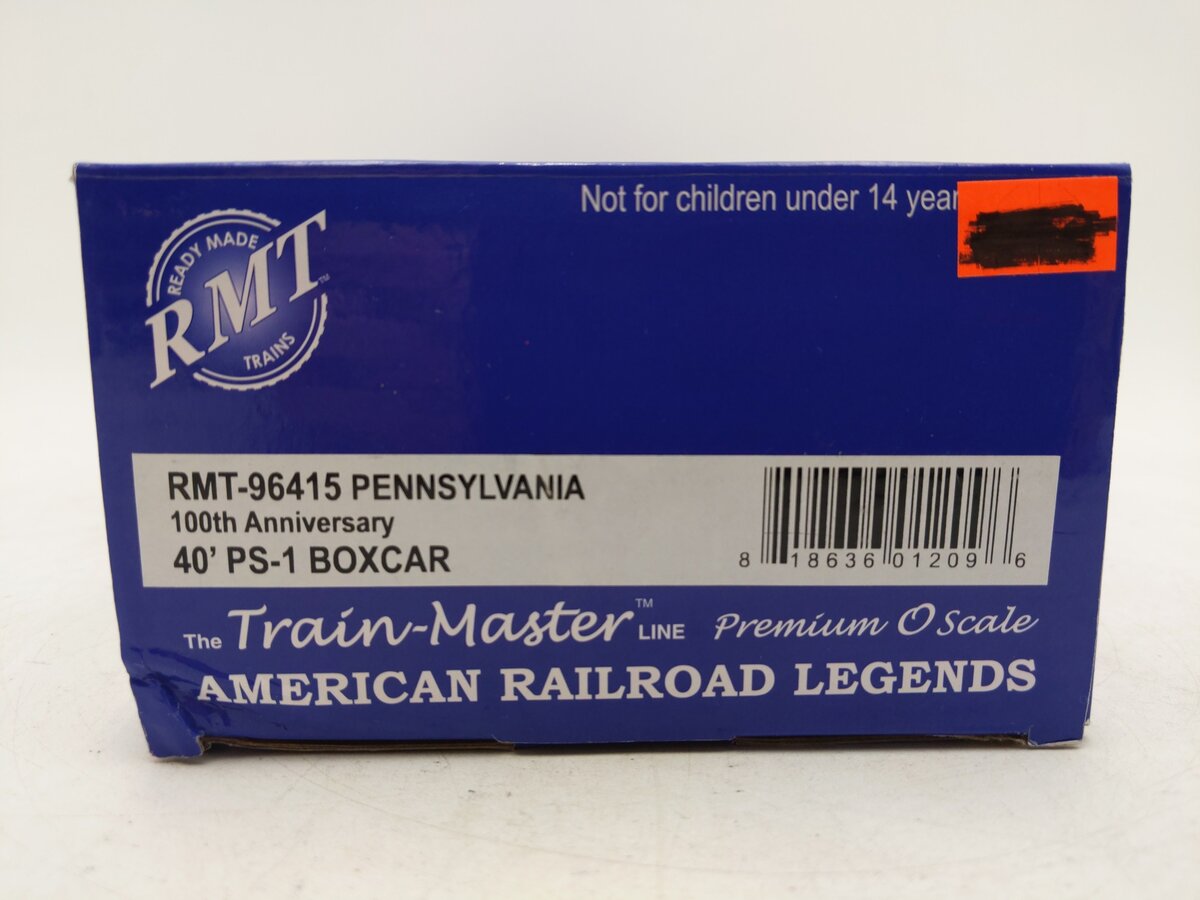 RMT 96415 O Pennsylvania Railroad 100th Anniversary Boxcar EX/Box