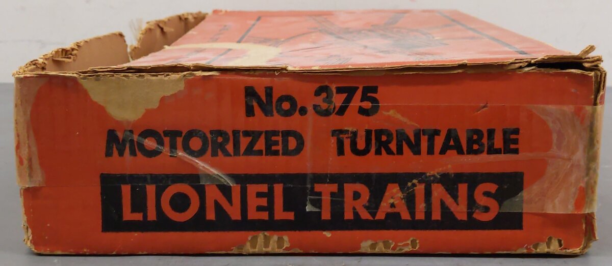 Lionel 375 Vintage O Motorized Turntable VG/Box