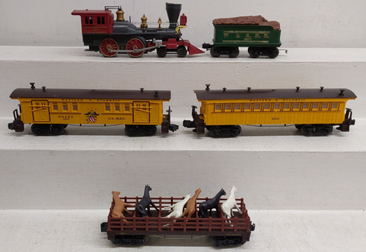 Lionel 1862S O General Vintage Steam Loco & Tender Set #1865, 1866, 1877 VG