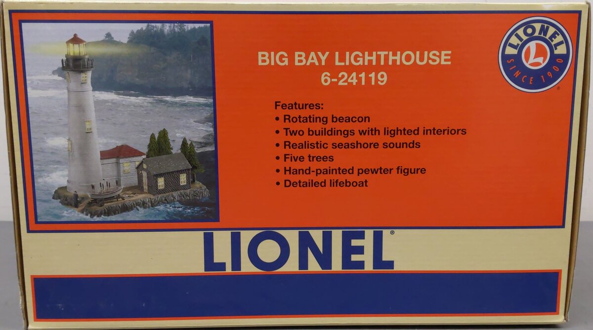 Lionel 6-24119 O Gauge Big Bay Lighthouse EX/Box