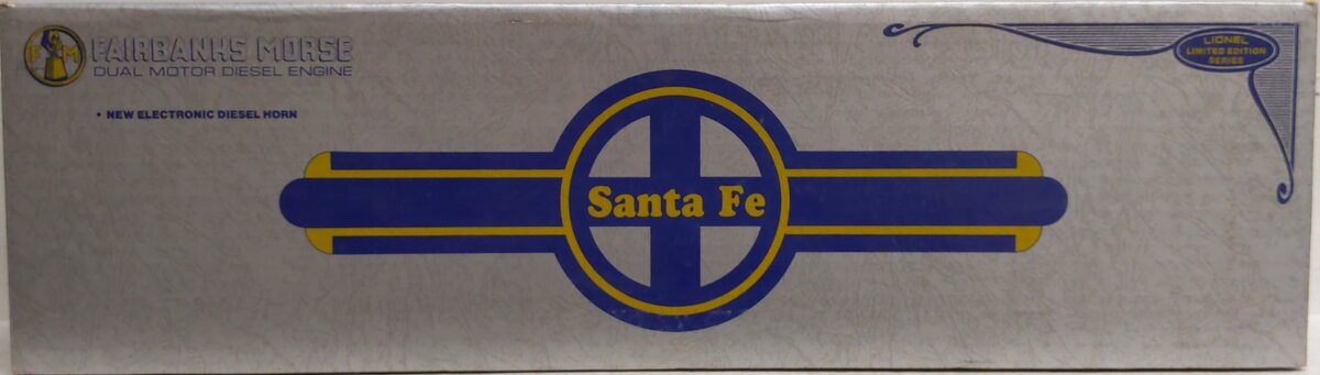 Lionel 6-8157 O Gauge Santa Fe FM Trainmaster Diesel Locomotive w/Horn #8157 EX/Box