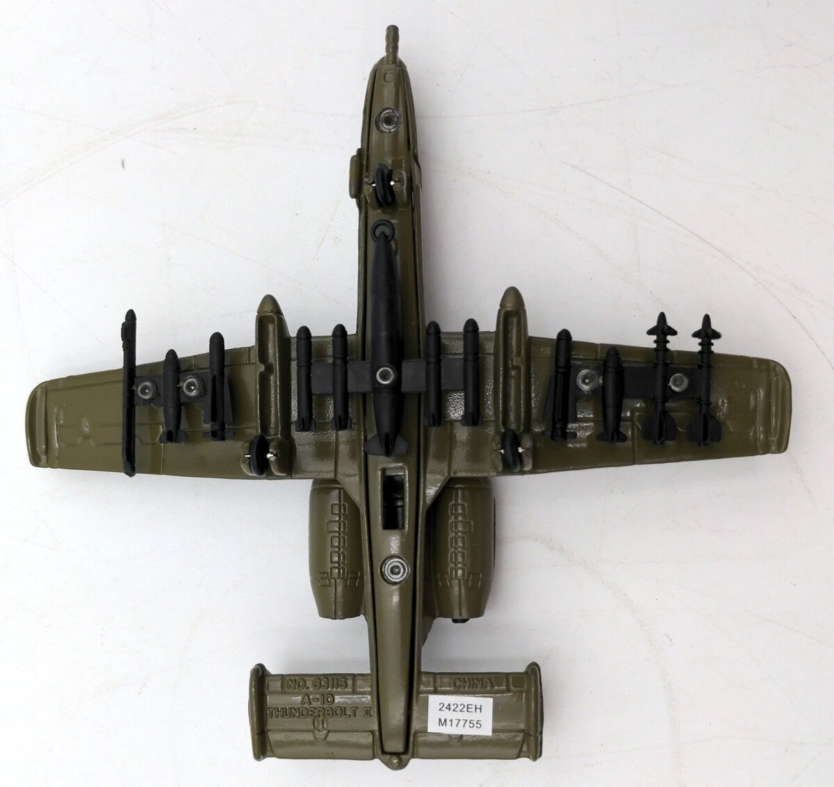 Wow Toyz INLB10 Diecast In Air Legends of Flights A10-A Thunderbolt II NIB