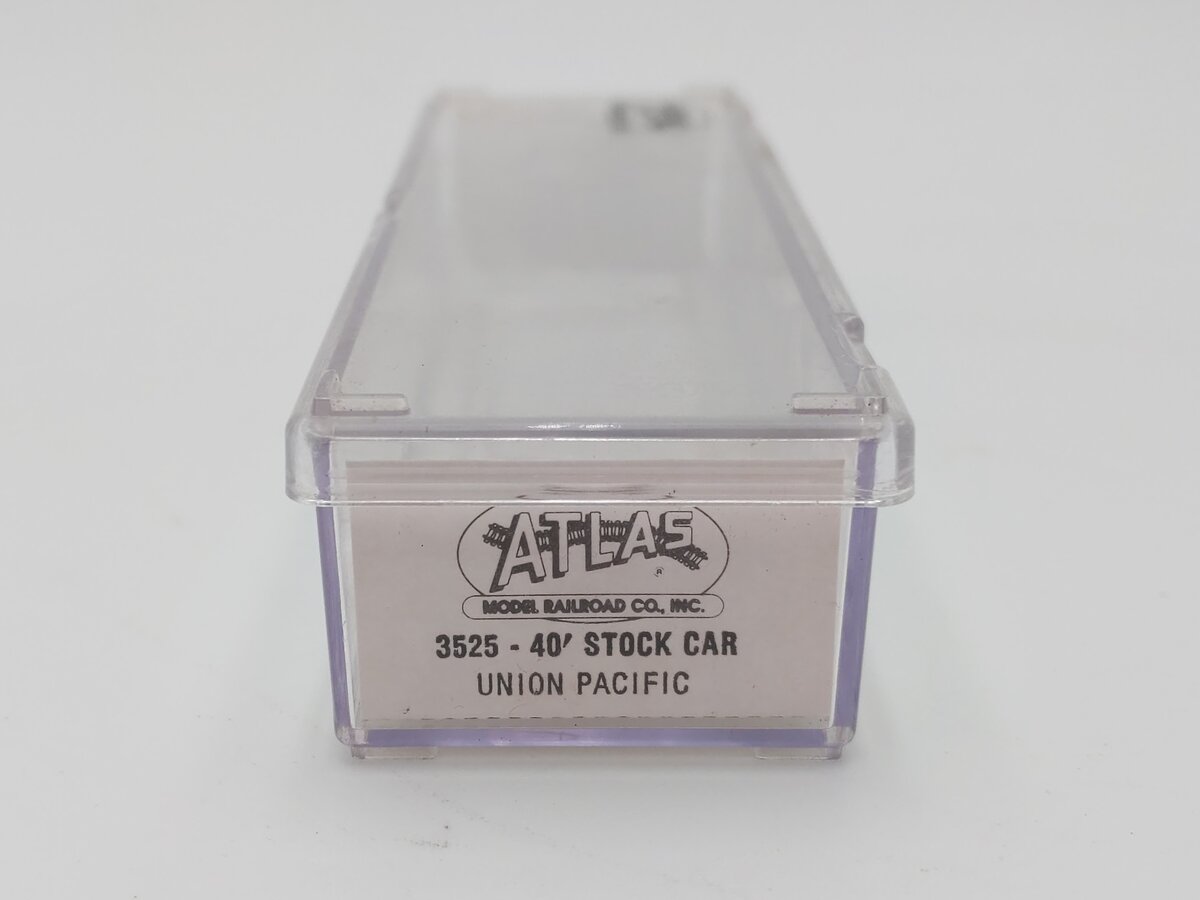Atlas 3525 N Scale Union Pacific 40' Stock Car #47758 LN/Box