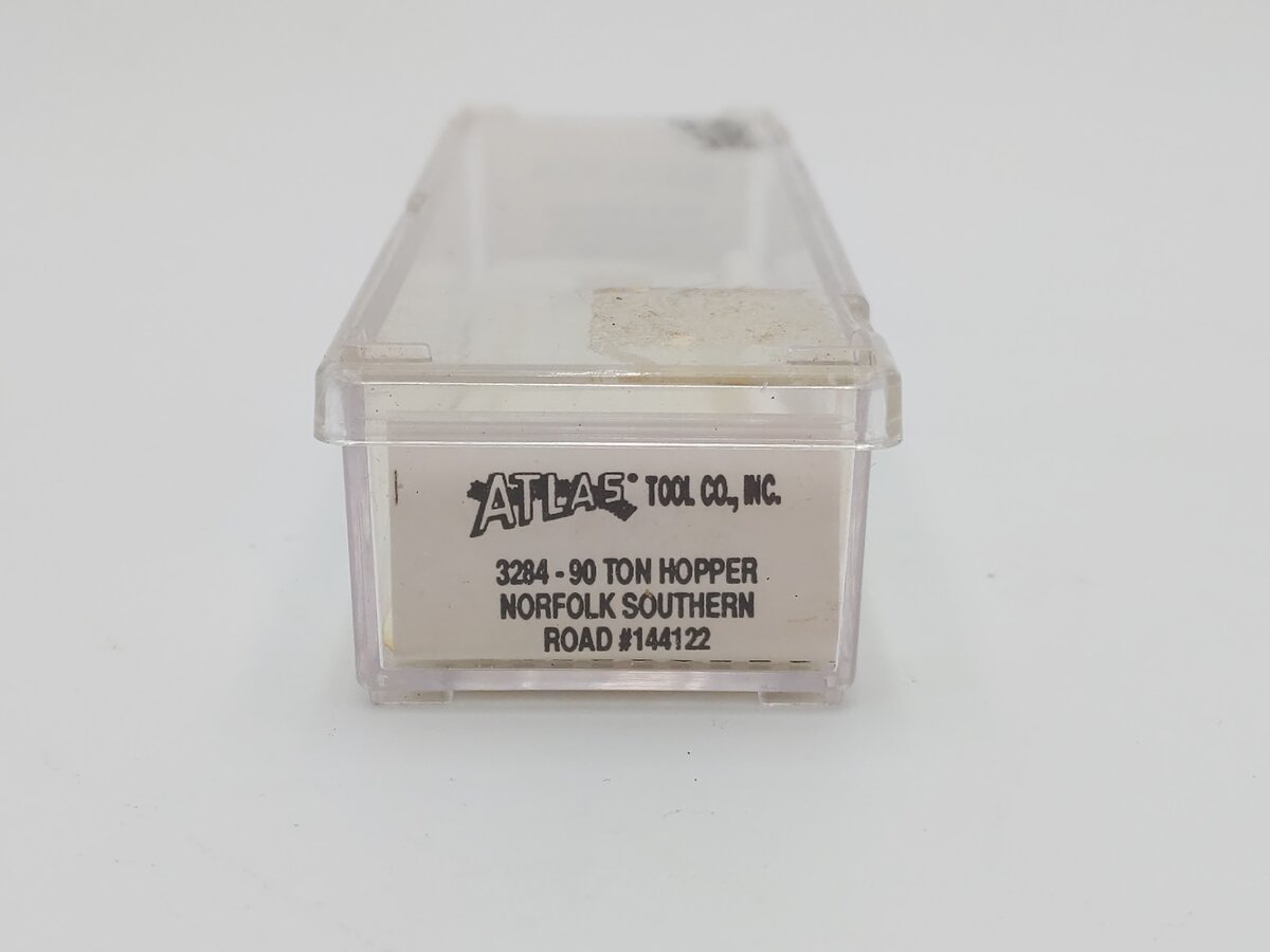 Atlas 3283 N Scale 90T Norfolk Southern Hopper #144122 LN/Box