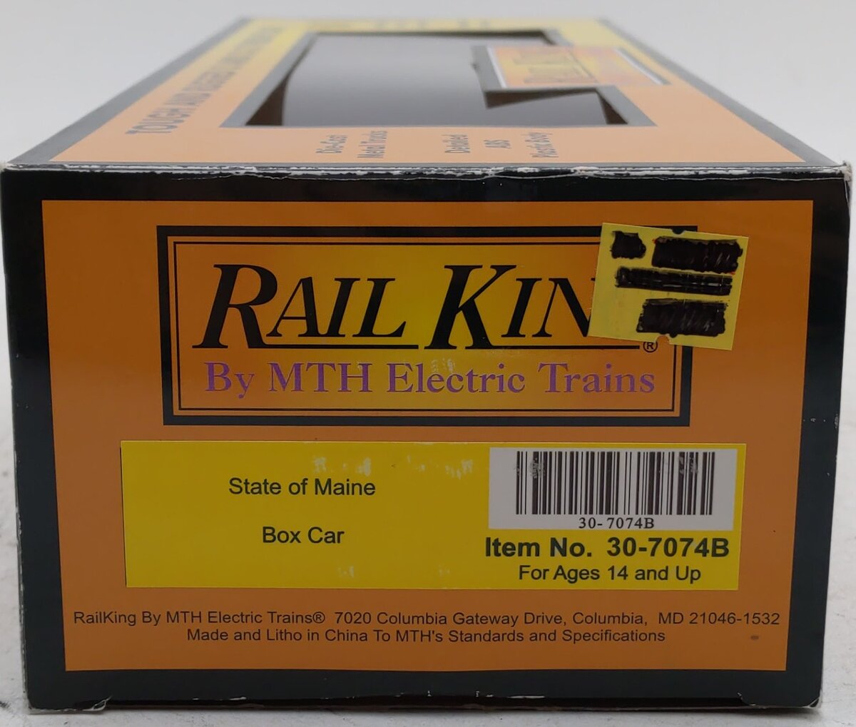 MTH 30-7074B O Gauge New Haven State of Maine Box Car #45010 LN/Box