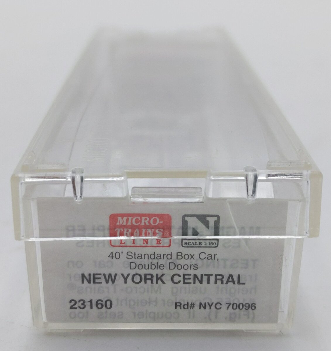 Micro-Trains 02300160 N New York Central 40' Standard Double Door Boxcar #70096 LN/Box