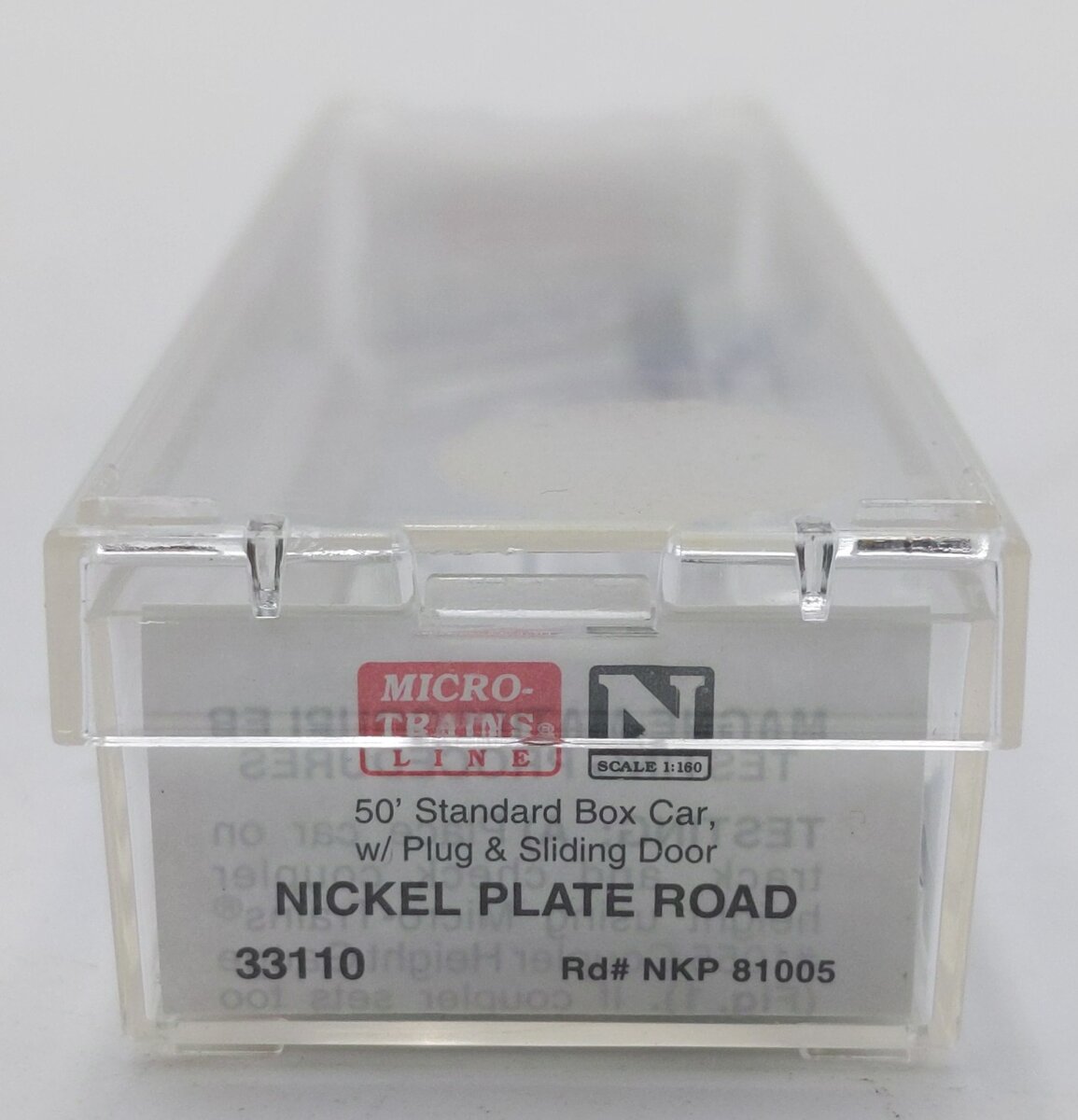 Micro-Trains 03300110 N Nickel Plate Road 50' Plug & Sliding Door Boxcar #81005 LN/Box