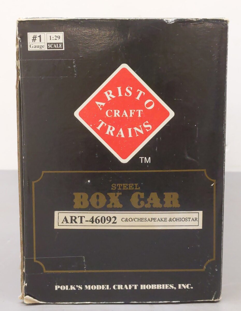 Aristo-Craft 46092 G Scale Chesapeake & Ohio Box Car #12797 EX/Box