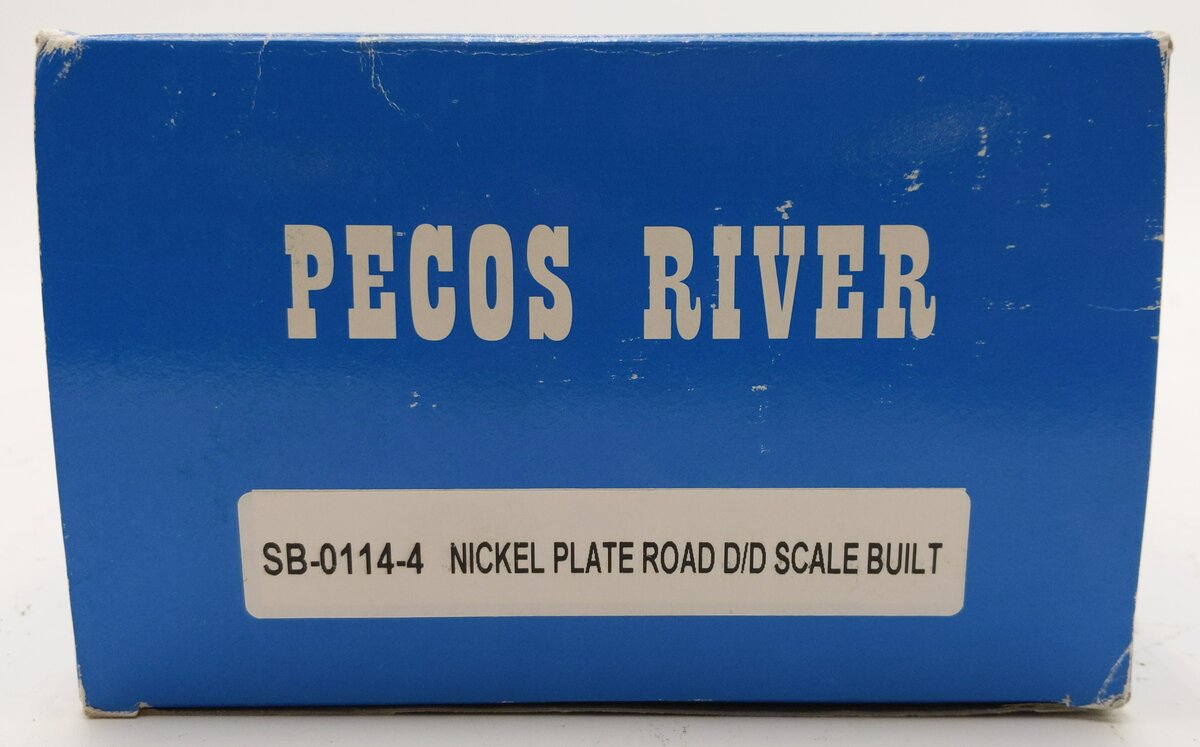 Pecos River SB-0114-4 O Nickel Plate Road Double Boor Boxcar (2-Rail) #87136 EX/Box