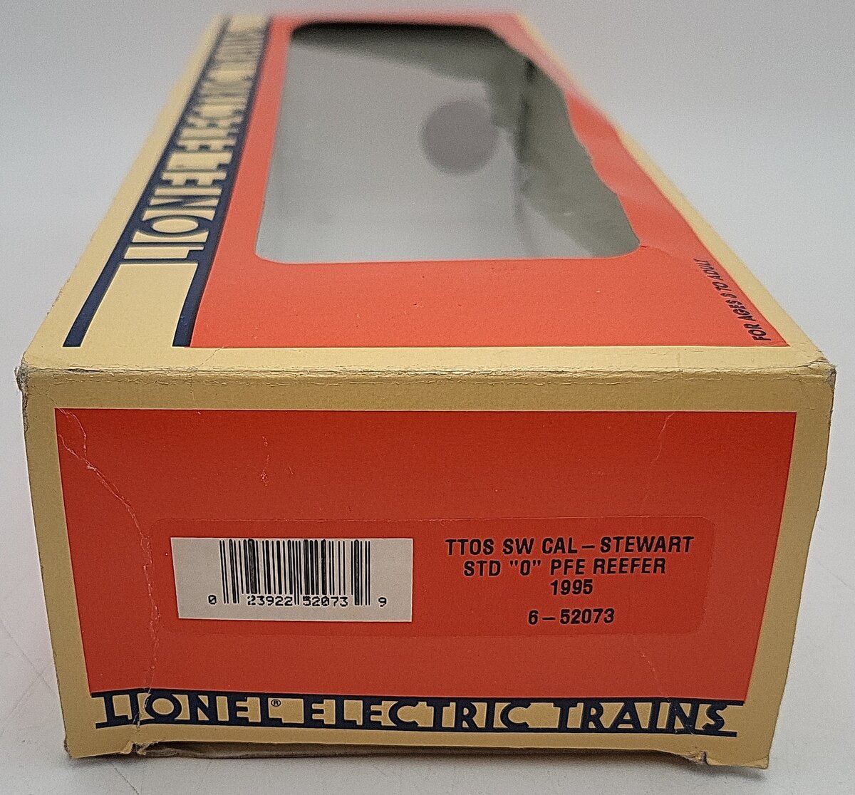 Lionel 6-52073 O Gauge TTOs-1995 PFE Cal-Stewart Reefer #459402 EX/Box