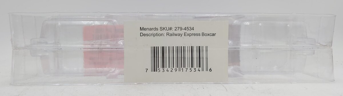 Menards 279-4534 O Gauge Railway Express Box Car #17399 LN/Box