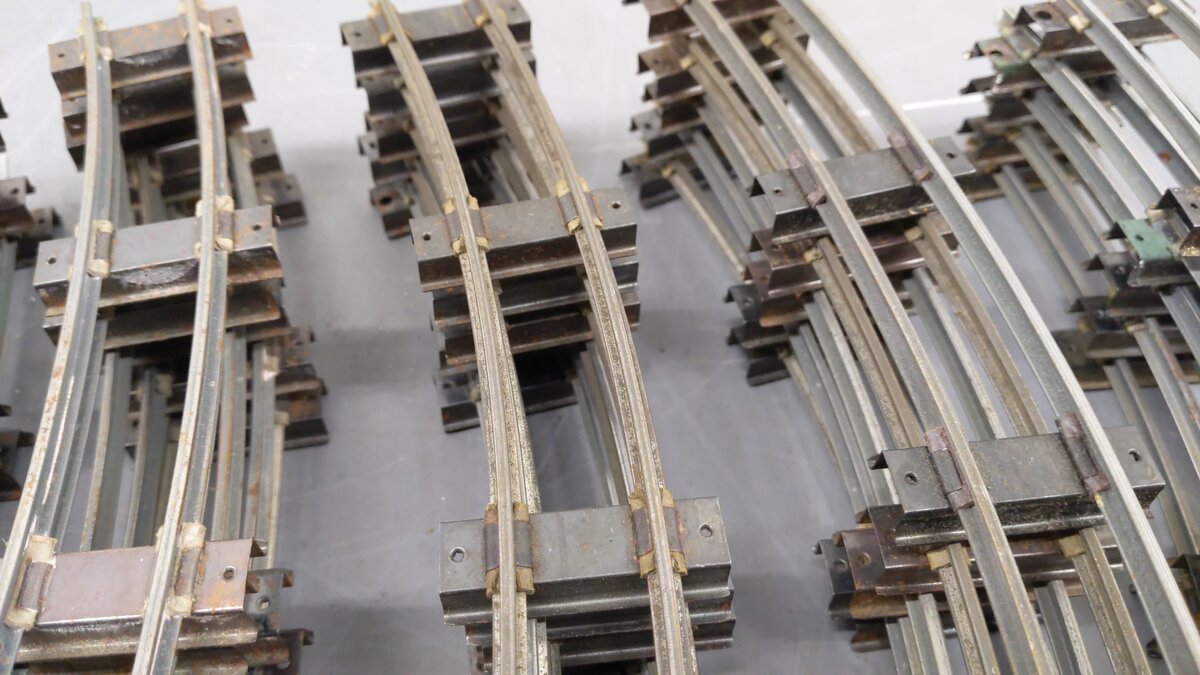 American Flyer 702 Vintage S Curved Track Sections (27) VG