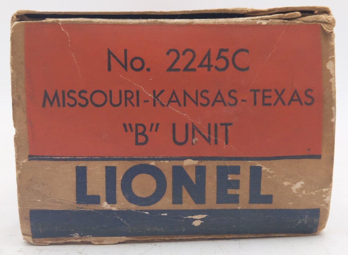Lionel 2245C Vintage O Texas Special F-3B Non-Powered Diesel Loco (Box Only)/Box