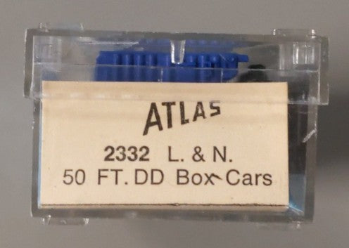 Atlas 2332 N Scale Louisville & Nashville 50' 2 Door Box Car #7424 LN/Box