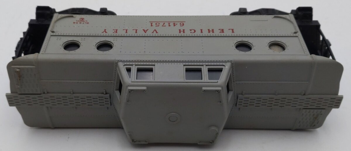 Lionel 6417-50 Vintage O Gray Lehigh Valley Porthole Caboose EX