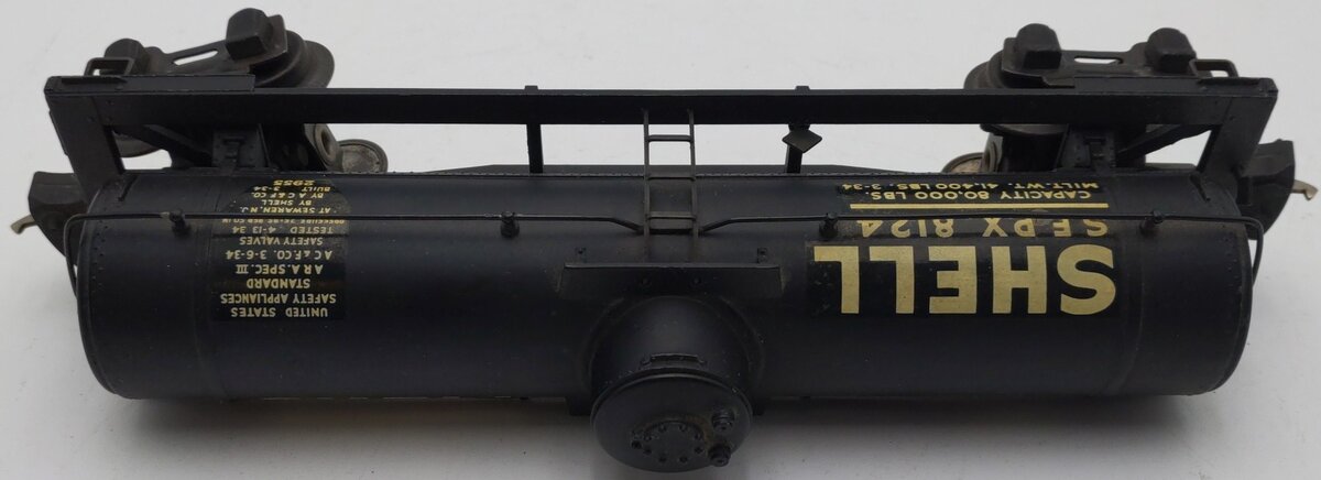 Lionel 2955 Vintage O Gauge Prewar Shell Diecast Single Dome Tank Car #8124 VG