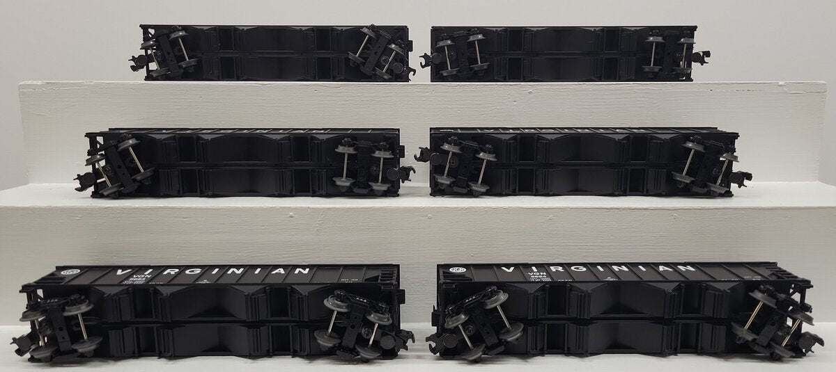 MTH 20-90095 O Virginian Premier 4-Bay Hopper Car Set (Set of 6) EX