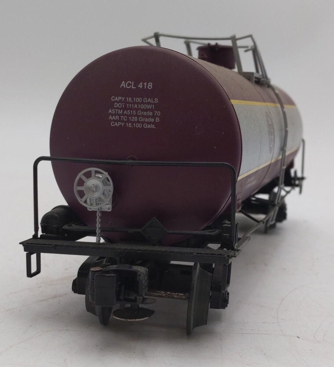 Weaver 418 O Gauge Atlantic Coast Line 40' Tank car VG